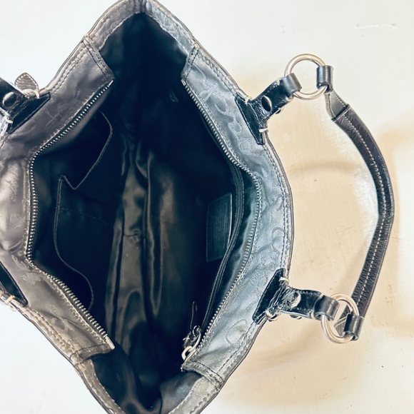 Coach Gallery Horse & Carriage East-West Tote/Purse Gray - Picture 6 of 12